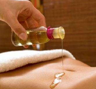 aromatherapy back massage