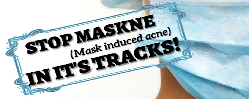 suffering with mask induced acne
